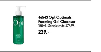 Oriflame Opt Optimals Foaming Gel Cleanser tilbud