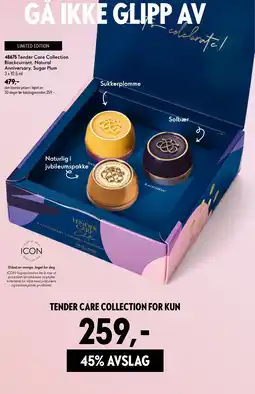 Oriflame Tender Care Collection Blackcurrant, Natural Anniversary, Sugar Plum tilbud