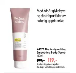Oriflame The body edition Smoothing Body Scrub tilbud