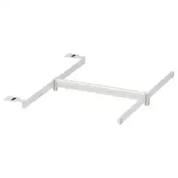 IKEA HjÄlpa Garderobestang+skinne+1 pk beslag, justerbar/hvit, 30-47x55 cm tilbud