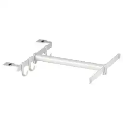 IKEA HjÄlpa Garderobestang+2opph+3krok+1 besl, justerbar/hvit, 30-47x40 cm tilbud