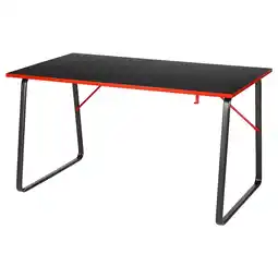 IKEA Huvudspelare Gamingbord, svart, 140x80 cm tilbud