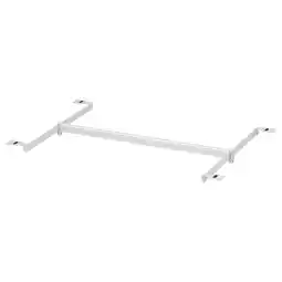 IKEA HjÄlpa Garderobestang + skinne + 2 beslag, justerbar/hvit, 60-100x55 cm tilbud