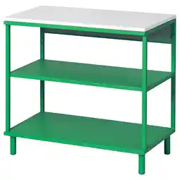IKEA Platsa Åpen hylle, hvit/grønn, 80x42x73 cm tilbud