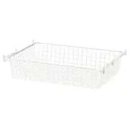 IKEA HjÄlpa Trådkurv med uttrekksskinne, hvit, 80x55 cm tilbud