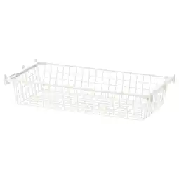 IKEA HjÄlpa Trådkurv med uttrekksskinne, hvit, 80x40 cm tilbud