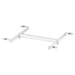 IKEA HjÄlpa Garderobestang + skinne + 2 beslag, justerbar/hvit, 30-47x40 cm tilbud