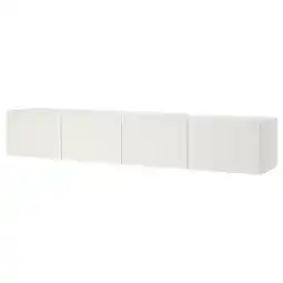 IKEA Platsa Veggoppbevaring, hvit Fonnes/hvit, 240x42x40 cm tilbud