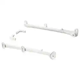IKEA HjÄlpa Glideskinne til kurver, hvit, 40 cm tilbud