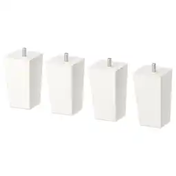 IKEA LÄtthet Bein, hvit/tre, 11 cm tilbud
