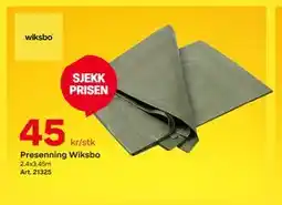 Byggmax Presenning Wiksbo tilbud