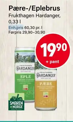 Nærbutikken Pære-/Eplebrus tilbud