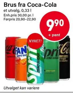 Nærbutikken Brus fra Coca-Cola tilbud