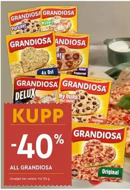 Coop Mega ALL GRANDIOSA tilbud