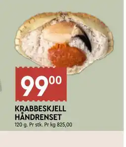 Coop Mega KRABBESKJELL HÅNDRENSET tilbud