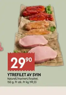 Coop Mega YTREFILET AV SVIN tilbud