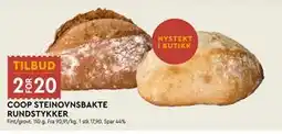 Coop Mega COOP STEINOVNSBAKTE RUNDSTYKKER tilbud