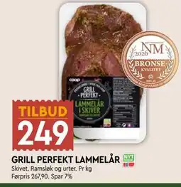 Coop Mega GRILL PERFEKT LAMMELÅR tilbud