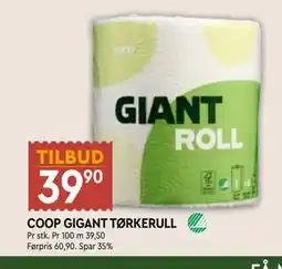 Coop Mega COOP GIGANT TØRKERULL tilbud