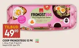 Coop Mega COOP FROKOSTEGG 12 PK tilbud
