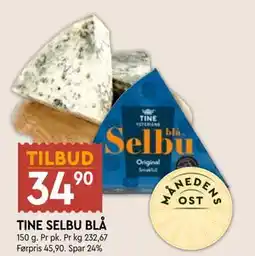 Coop Mega TINE SELBU BLÅ tilbud