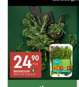 Coop Mega BROKKOLINI tilbud