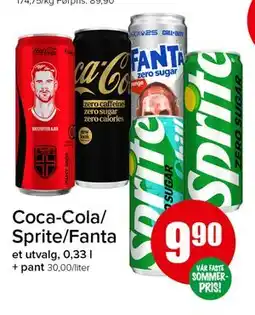 Spar Coca-Cola/ Sprite/Fanta tilbud