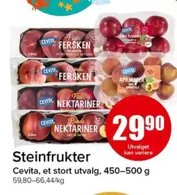 Spar Steinfrukter tilbud