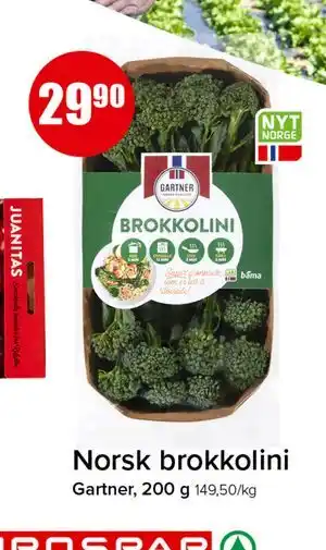Spar Norsk brokkolini tilbud