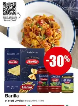 Spar Barilla tilbud