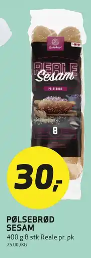 Bunnpris PØLSEBRØD SESAM tilbud