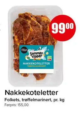 Spar Nakkekoteletter tilbud