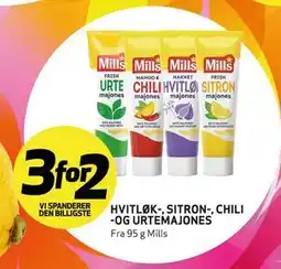 Bunnpris HVITLØK-, SITRON-, CHILI -OG URTEMAJONES tilbud