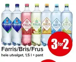 Spar Farris/Bris/Frus tilbud