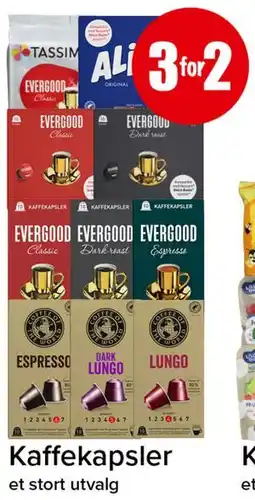 Spar Kaffekapsler tilbud