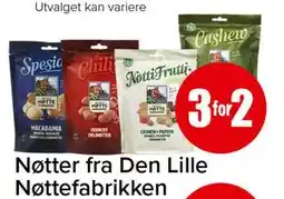 Spar Nøtter fra Den Lille Nøttefabrikken tilbud