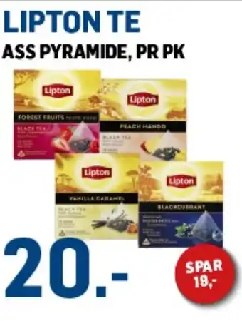 Price Lagerbutikk Lipton Te tilbud