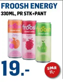 Price Lagerbutikk Froosh energy tilbud