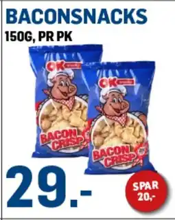 Price Lagerbutikk Baconsnacks tilbud