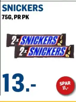 Price Lagerbutikk Snickers tilbud