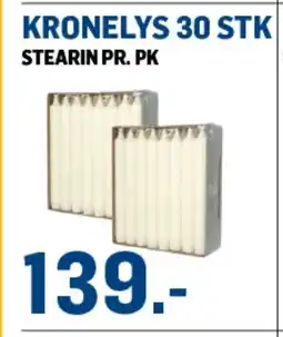 Price Lagerbutikk Kronelys 30 stk tilbud