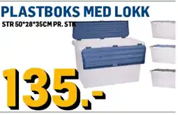 Price Lagerbutikk Plastboks med lokk tilbud