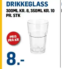 Price Lagerbutikk Drikkeglass tilbud