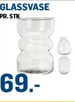 Price Lagerbutikk Glassvase tilbud