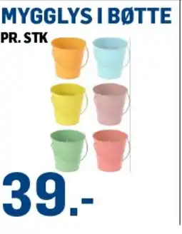 Price Lagerbutikk Mygglys i bøtte tilbud