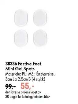 Oriflame Festive Feet Mini Gel Spots tilbud