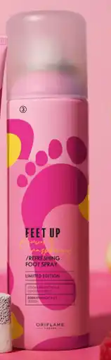 Oriflame Feet Up Lemon & Raspberry/Refreshing Foot Spray tilbud