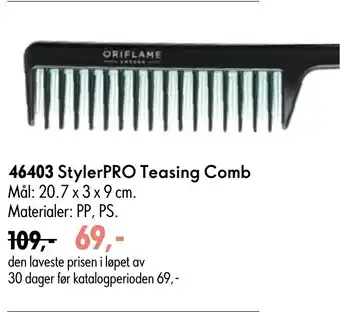 Oriflame StylerPRO Teasing Comb tilbud