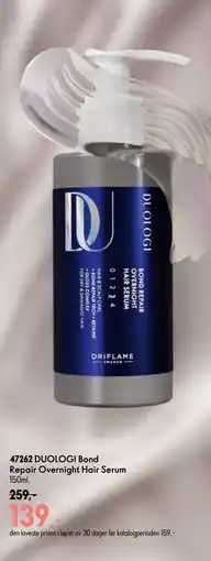 Oriflame DUOLOGI Bond Repair Overnight Hair Serum tilbud