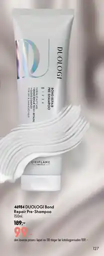 Oriflame DUOLOGI Bond Repair Pre-Shampoo tilbud